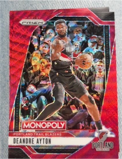 2024-25 Panini Prizm Monopoly #4 Deandre Ayton — front