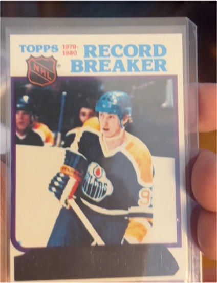 1980-81 Topps #3 Wayne Gretzky Record Breaker — front