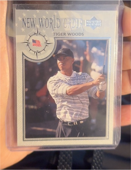 2002 Upper Deck New World Order #61 Tiger Woods — front