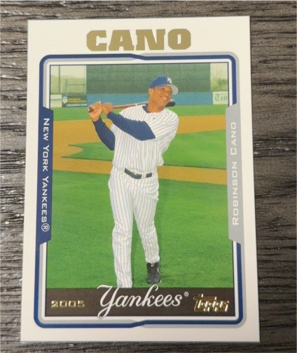2005 Topps Robinson Cano New York Yankees — front