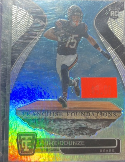 2024 Panini Totally Certified Franchise Foundations Mirror #12 Rome Odunze — front