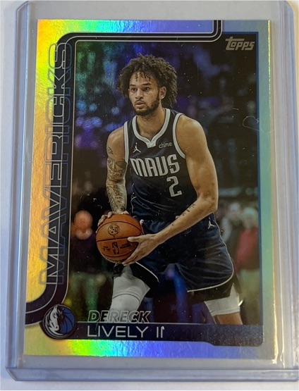 2025-26 Topps #172 Derreck Lively II — front