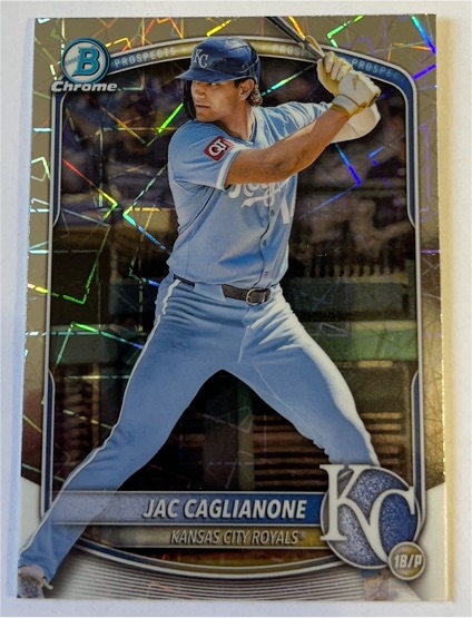 2025 Bowman Chrome #BCP-154 Jac Caglianone — front