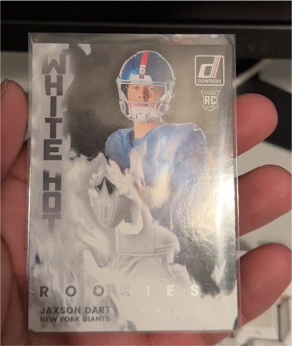 2025 Donruss White Hot Rookies #WHR-JXD Jaxson Dart — front
