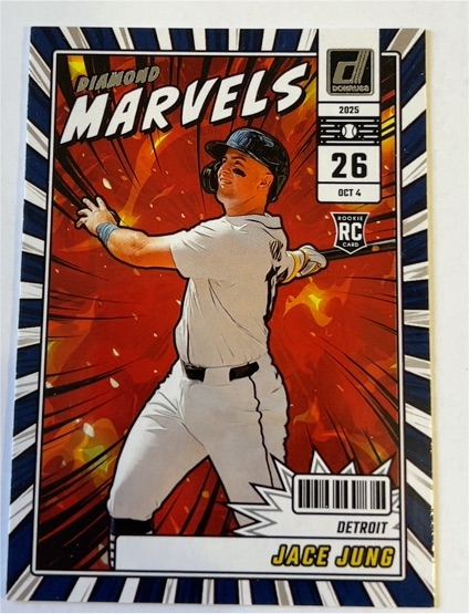 2025 Donruss Diamond Marvels #13 Jace Jung — front