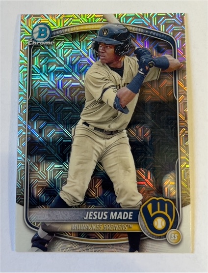 2025 Bowman Chrome #BCP-245 Jesus Made — front