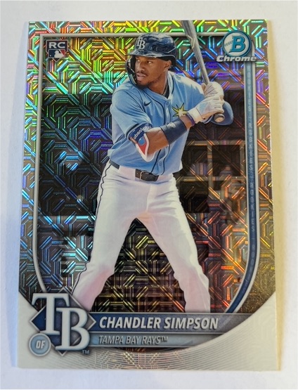 2025 Bowman Chrome #18 Chandler Simpson Mojo Refractor — front