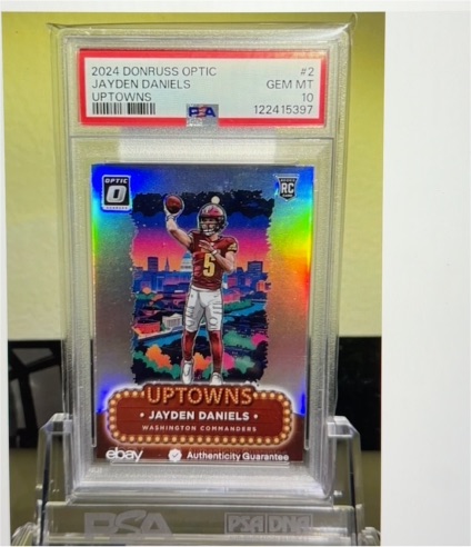2024 Donruss Optic #2 Jayden Daniels Uptowns — front