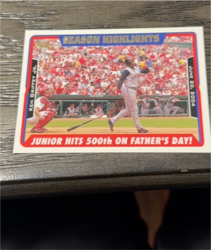 2004 Topps #335 Ken Griffey Jr. Season Highlights — front