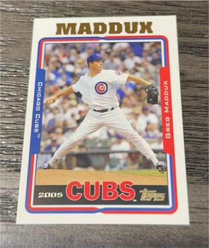 2005 Topps #155 Greg Maddux — front