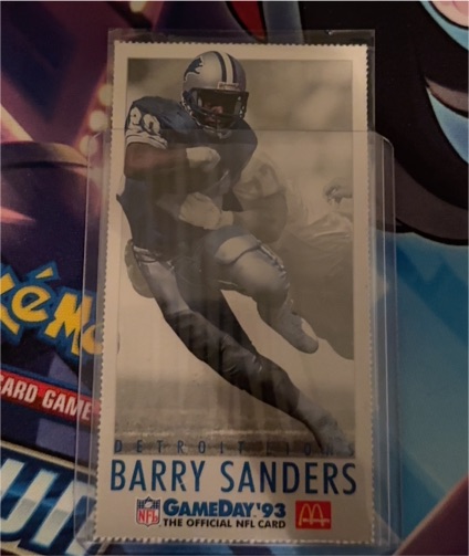 1993 GameDay # Barry Sanders — front