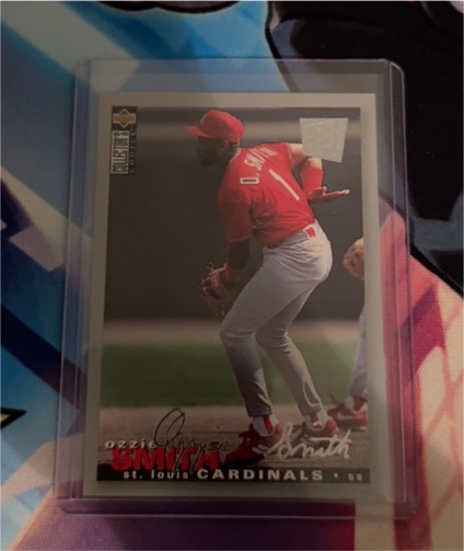 1995 Upper Deck Collector's Choice SE Silver Signature #75 Ozzie Smith — front