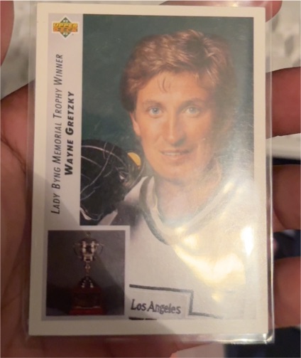 1992-93 Upper Deck #435 Wayne Gretzky Lady Byng Trophy Winner — front