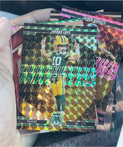 2025 Panini Mosaic #15 Jordan Love Touchdown Masters — front