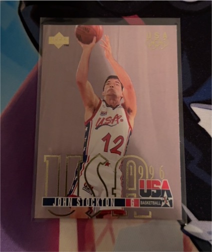 1996 Upper Deck USA Basketball #325 John Stockton — front