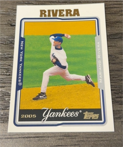2005 Topps #118 Mariano Rivera — front