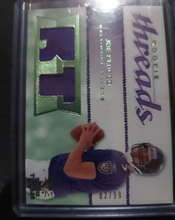 2008 Upper Deck SP Rookie Threads #82 Joe Flacco Rookie Threads — front