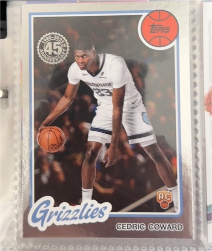 2025-26 Topps Basketball #80BK-58 Cedric Coward — front