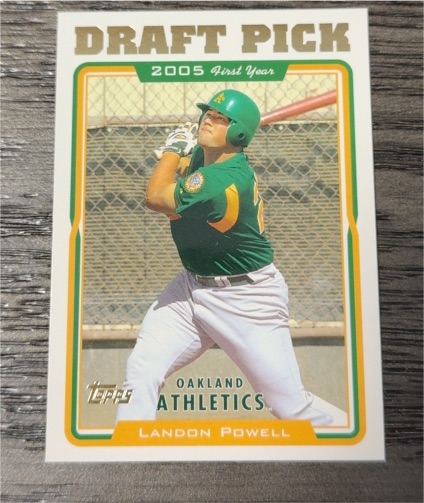 2005 Topps #676 Landon Powell — front