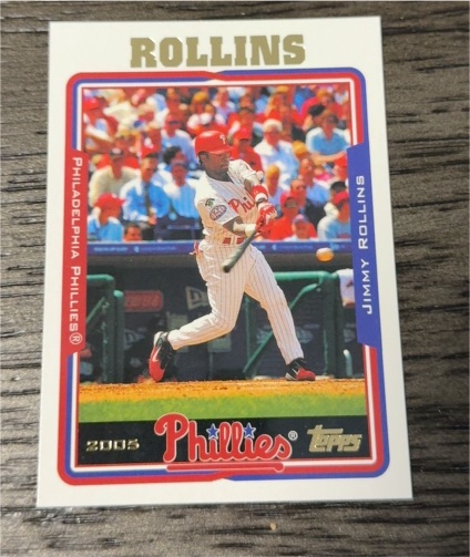 2005 Topps #76 Jimmy Rollins — front
