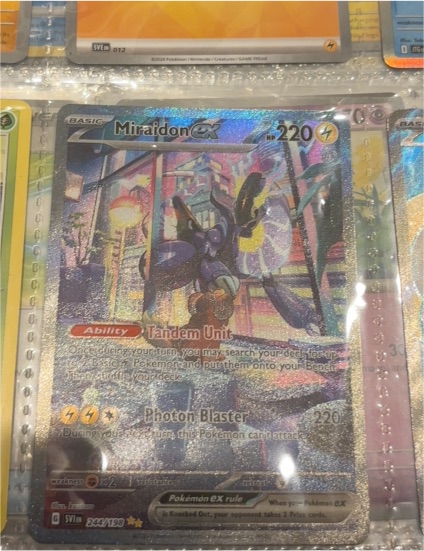 2023 Pokemon TCG Scarlet & Violet #244 Miraidon ex — front