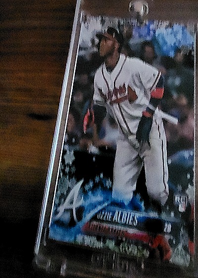 2018 Topps Holiday #HMW140 Ozzie Albies — front