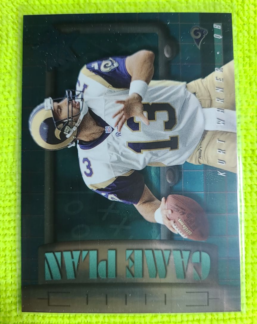 1999 Leaf Rookies & Stars Game Plan #GP-08 Kurt Warner — front