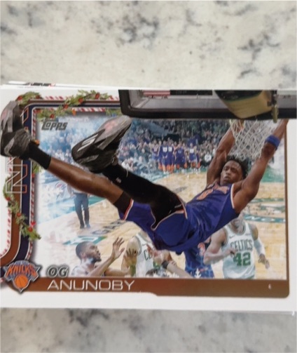 2025-26 Topps Holiday #H13 OG Anunoby — front