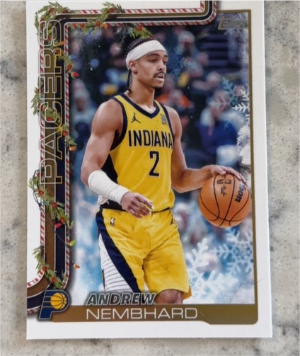 2025-26 Topps Holiday #H42 Andrew Nembhard — front