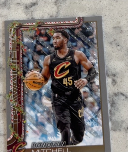 2025-26 Topps Holiday #H63 Donovan Mitchell — front