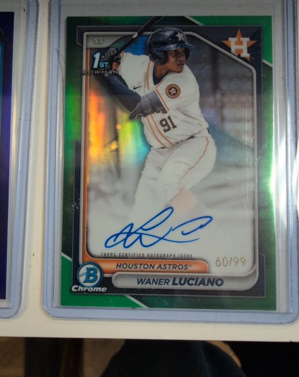 2024 Bowman Chrome #CPA-WL Waner Luciano — front