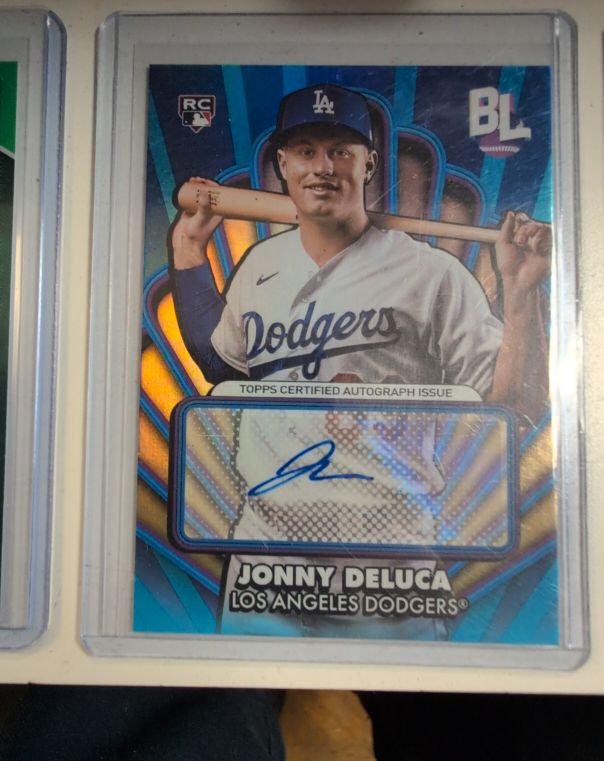 2024 Topps Big League Opening Act Autographs #OAA-JD Jonny Deluca — front