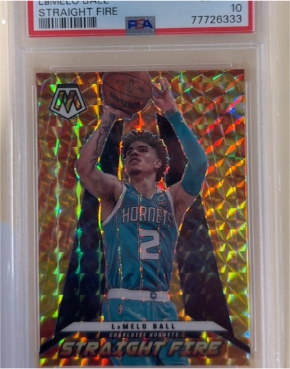 2019 Panini Mosaic STRAIGHT FIRE LaMelo Ball — front
