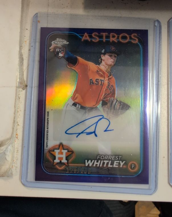 2024 Topps Chrome #AC-FWH Forrest Whitley — front