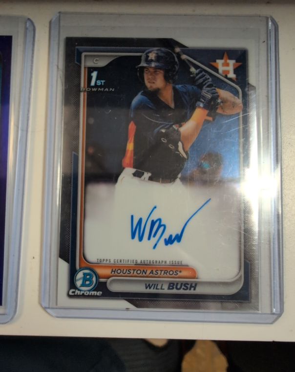2024 Bowman Chrome #CPA-WB Will Bush — front
