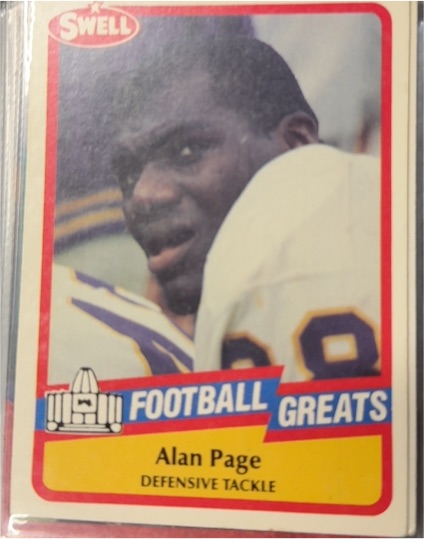 1989 Swell Greats #145 Alan Page — front