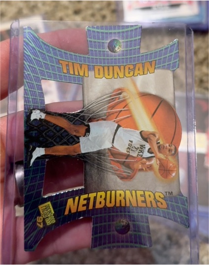 1997 Press Pass Net Burners #NB36 Tim Duncan — front