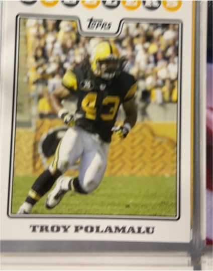 2007 Topps #43 Troy Polamalu — front