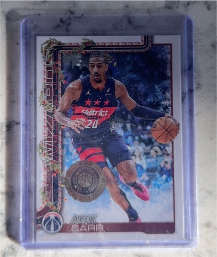 2025-26 Topps Holiday #H75 Alex Sarr — front