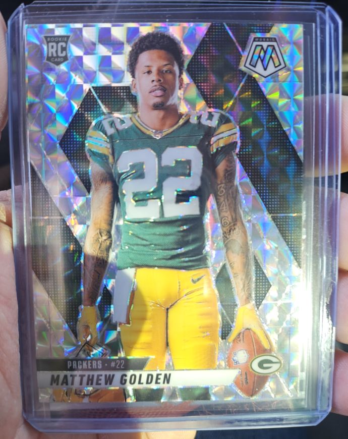 2024 Panini Mosaic #22 Matthew Golden — front