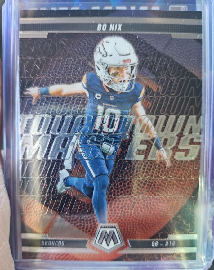 2025 Panini Mosaic Touchdown Masters #1 Bo Nix — front