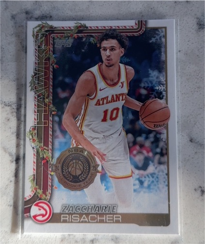 2025-26 Topps Holiday #H49 Zaccharie Risacher — front