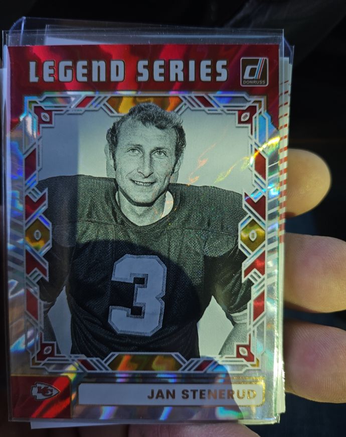 2025 Donruss Legend Series #TLS-JST Jan Stenerud — front