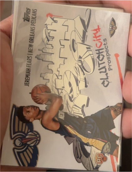 2025-26 Topps #CC-7 Jeremiah Fears Clutch City Prospects — front