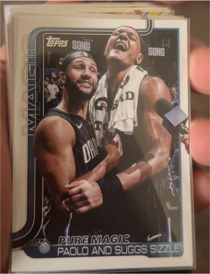 2025-26 Topps #271 Pure Magic, Paolo and Suggs Sizzle — front
