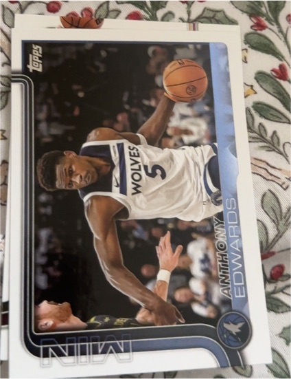 2025-26 Topps #108 Anthony Edwards — front