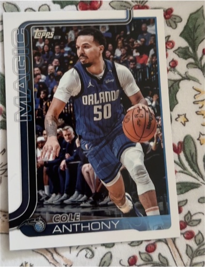 2025-26 Topps #91 Cole Anthony — front