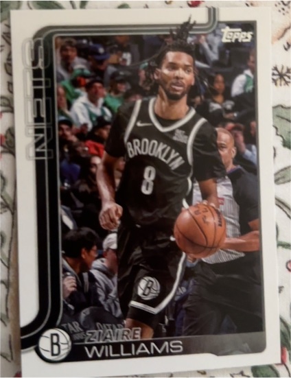 2025-26 Topps #9 Ziaire Williams — front