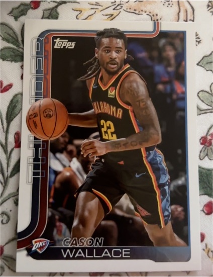 2025-26 Topps #119 Cason Wallace — front