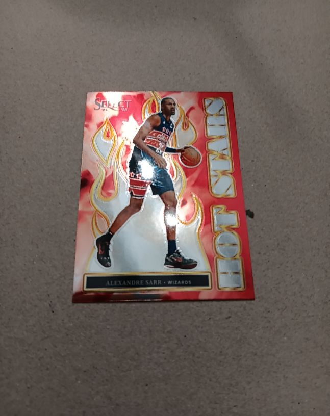 2024-25 Panini Select #10 Alexandre Sarr Hot Stars — front